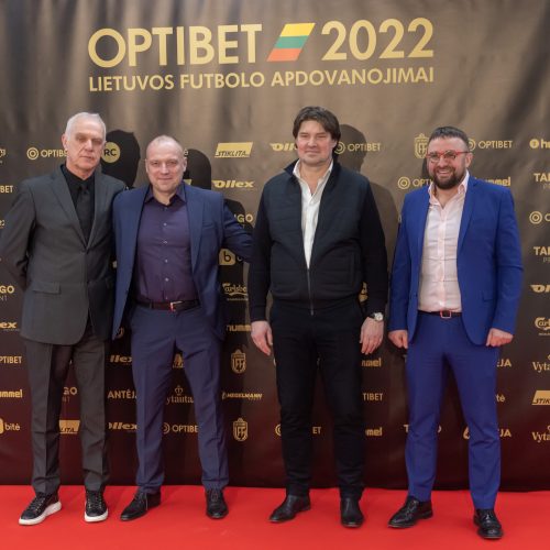 Lietuvos futbolo geriausiųjų apdovanojimai  © Regimanto Zakšensko nuotr.