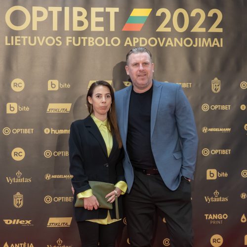 Lietuvos futbolo geriausiųjų apdovanojimai  © Regimanto Zakšensko nuotr.
