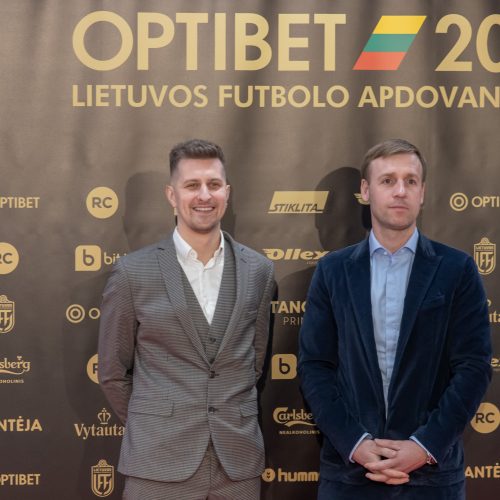 Lietuvos futbolo geriausiųjų apdovanojimai  © Regimanto Zakšensko nuotr.