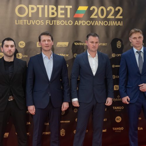 Lietuvos futbolo geriausiųjų apdovanojimai  © Regimanto Zakšensko nuotr.