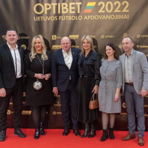 Lietuvos futbolo geriausiųjų apdovanojimai  © Regimanto Zakšensko nuotr.