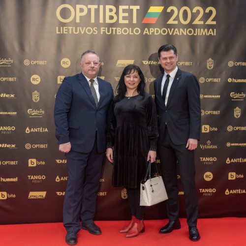 Lietuvos futbolo geriausiųjų apdovanojimai  © Regimanto Zakšensko nuotr.