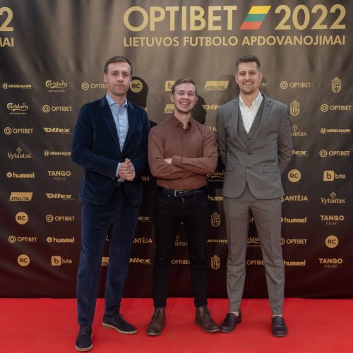 Lietuvos futbolo geriausiųjų apdovanojimai  © Regimanto Zakšensko nuotr.