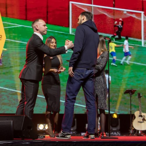 Lietuvos futbolo geriausiųjų apdovanojimai  © Regimanto Zakšensko nuotr.