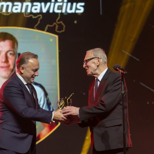 Lietuvos futbolo geriausiųjų apdovanojimai  © Regimanto Zakšensko nuotr.