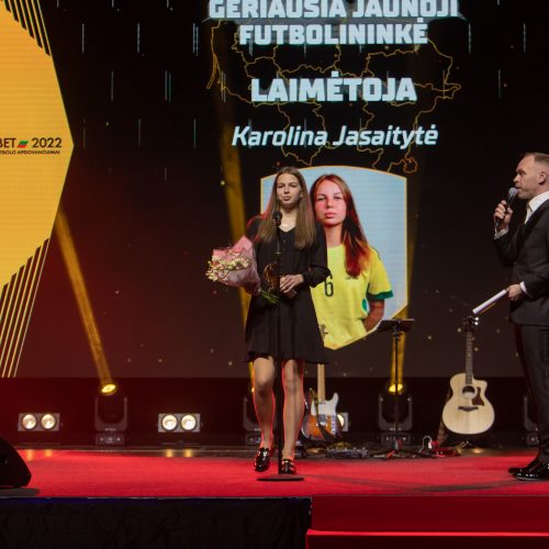 Lietuvos futbolo geriausiųjų apdovanojimai  © Regimanto Zakšensko nuotr.