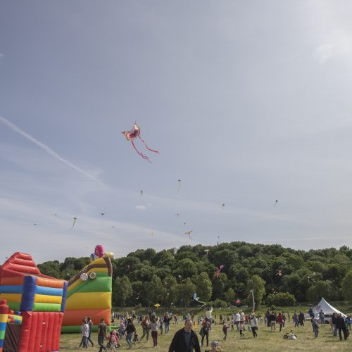 Aitvarų festivalis Zapyškyje <span style=color:red;>(2023)</span>  © Simono Baltušio nuotr.