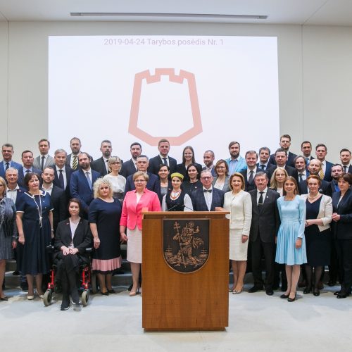 Prisiekė nauja sostinės taryba  © I. Gelūno / Fotobanko nuotr.