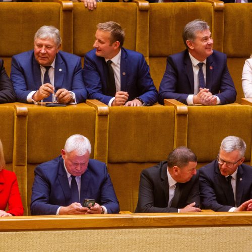 G. Nausėdos priesaikos ceremonija Seime  © G. Skaraitienės, I. Gelūno / Fotobanko nuotr.