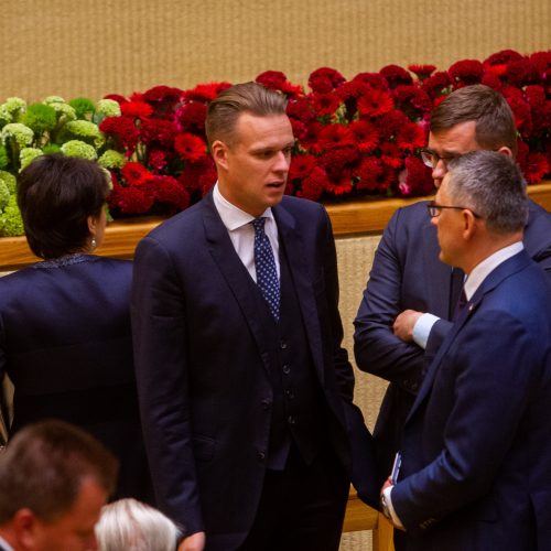 G. Nausėdos priesaikos ceremonija Seime  © G. Skaraitienės, I. Gelūno / Fotobanko nuotr.