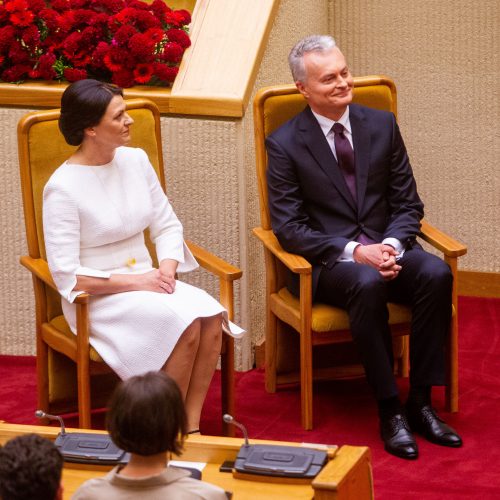 G. Nausėdos priesaikos ceremonija Seime  © G. Skaraitienės, I. Gelūno / Fotobanko nuotr.