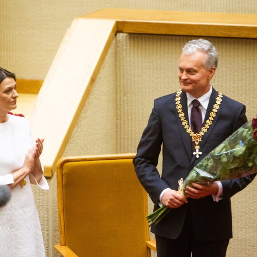 G. Nausėdos priesaikos ceremonija Seime  © G. Skaraitienės, I. Gelūno / Fotobanko nuotr.