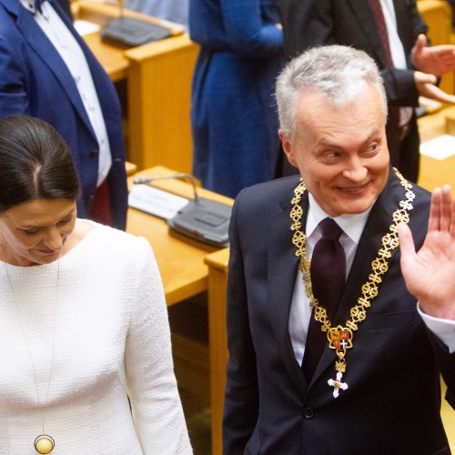 G. Nausėdos priesaikos ceremonija Seime  © G. Skaraitienės, I. Gelūno / Fotobanko nuotr.