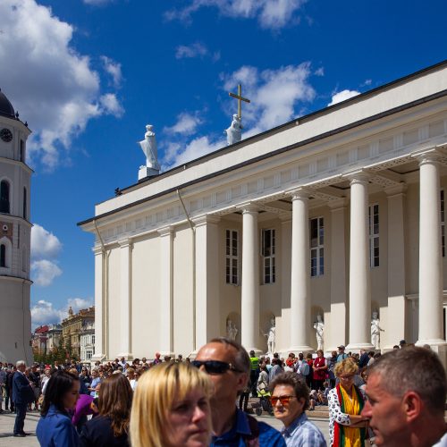 Miestų ir miestelių vėliavų pagerbimo ceremonija  © I. Gelūno / Fotobanko nuotr.