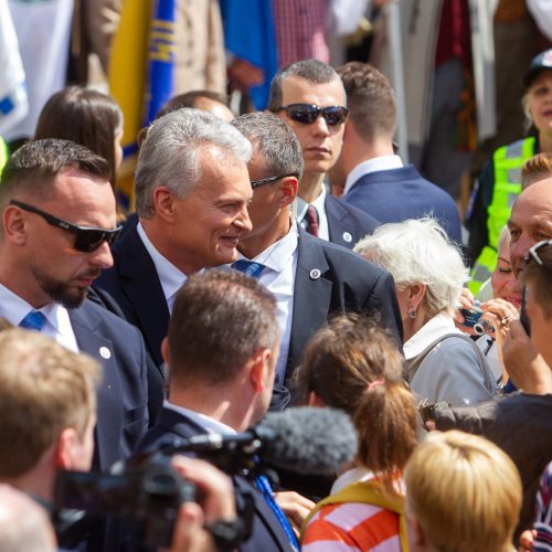 Miestų ir miestelių vėliavų pagerbimo ceremonija  © I. Gelūno / Fotobanko nuotr.