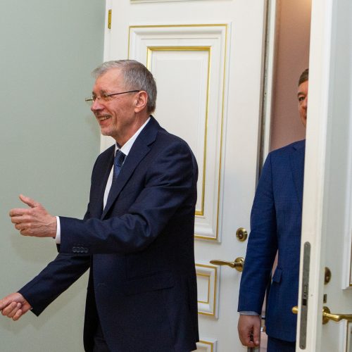 G. Nausėda susitiko su partijų vadovais  © P. Peleckio / Fotobanko nuotr.