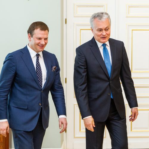 G. Nausėda susitiko su finansų ministru  © P. Peleckio / Fotobanko nuotr.