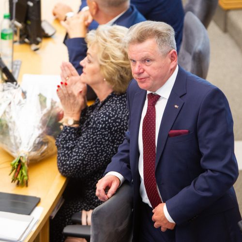 Prisiekė trys nauji ministrai  © I. Gelūno / Fotobanko nuotr.