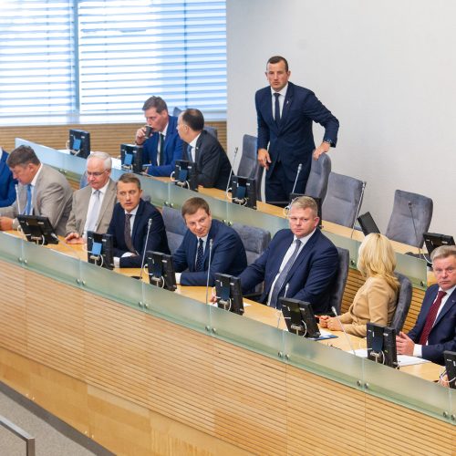 Seimas susirinko į neeilinę sesiją  © P. Peleckio / Fotobanko nuotr.