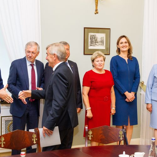 Prezidentas susitiko su Seimo valdyba  © I. Gelūno / Fotobanko nuotr.