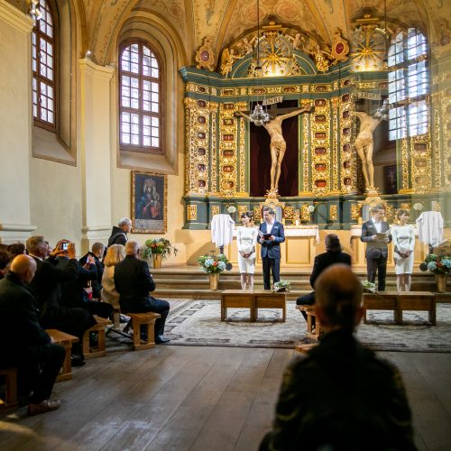 Rašytojo P. Seniūtos vestuvės  © I. Gelūno / Fotobanko nuotr.