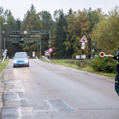 Prie geležinkelio pervažų – policijos akcija  © I. Gelūno / Fotobanko nuotr.