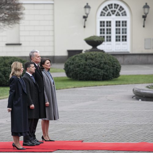 Ukrainos prezidento vizitas Lietuvoje  © R. Dačkaus / Prezidentūros, P. Peleckio / Fotobanko nuotr.