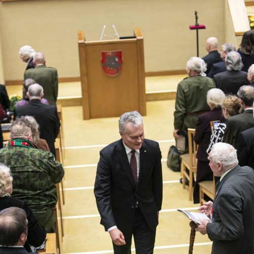 Laisvės gynėjų dienos minėjimas Seime  © P. Peleckio / Fotobanko nuotr.