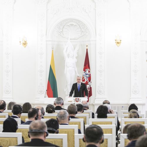 Prezidentas susitiko su užsienio ambasadoriais  © P. Peleckio / Fotobanko nuotr.