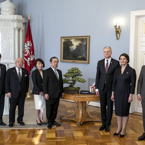 G. Nausėda susitiko su Japonijos delegacija  © P. Peleckio / Fotobanko nuotr.