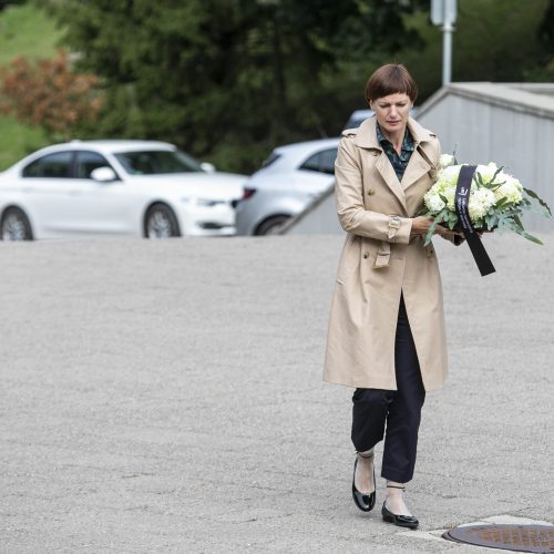 Atsisveikinimas su žurnalistu A. Katkevičiumi  © P. Peleckio / Fotobanko nuotr.