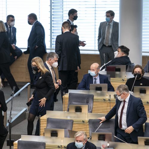 Seimo posėdis dėl premjero kandidatūros  © P. Peleckio / Fotobanko nuotr.