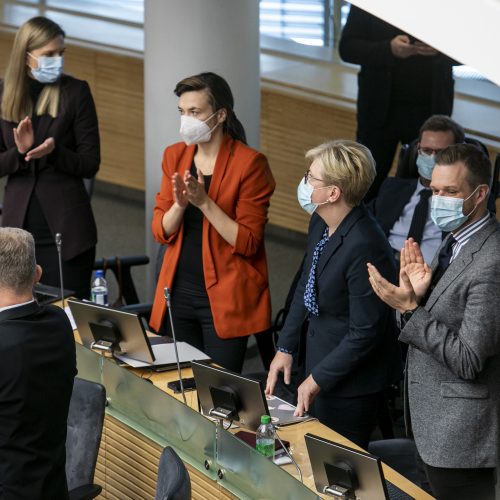 Seimo posėdis dėl premjero kandidatūros  © P. Peleckio / Fotobanko nuotr.