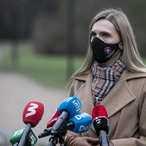 Spaudos konferencija dėl policijos darbo  © P. Peleckio / Fotobanko nuotr.