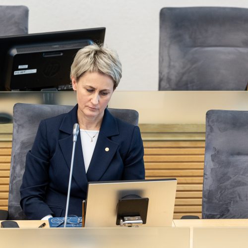 Seimas susirinko į neeilinę sesiją  © P. Paleckio/BNS nuotr.