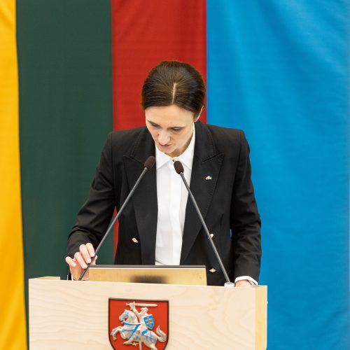 Seimas susirinko į neeilinę sesiją  © P. Paleckio/BNS nuotr.