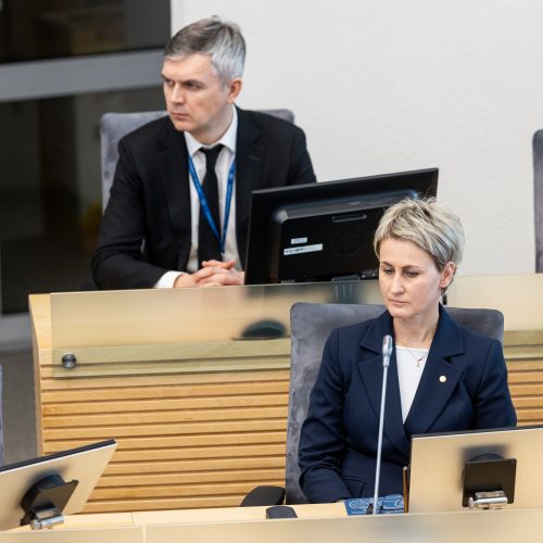 Seimas susirinko į neeilinę sesiją  © P. Paleckio/BNS nuotr.