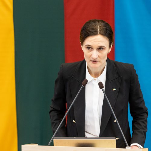 Seimas susirinko į neeilinę sesiją  © P. Paleckio/BNS nuotr.