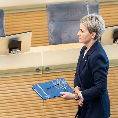 Seimas susirinko į neeilinę sesiją  © P. Paleckio/BNS nuotr.