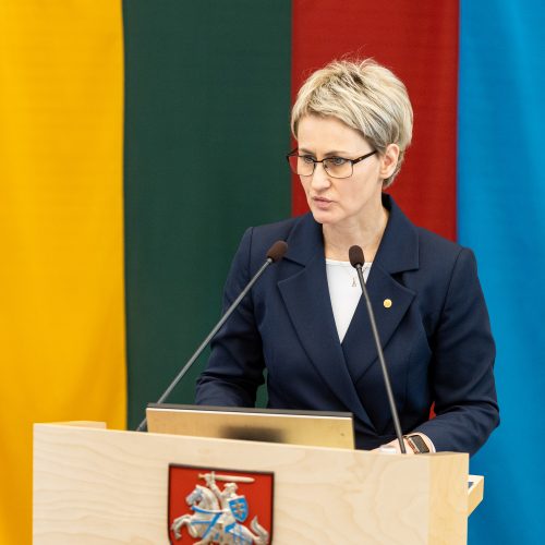 Seimas susirinko į neeilinę sesiją  © P. Paleckio/BNS nuotr.