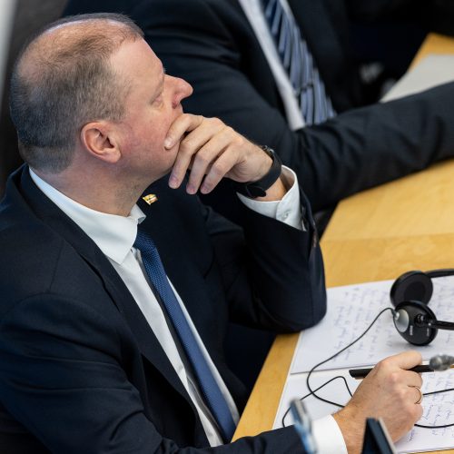 Seimas susirinko į neeilinę sesiją  © P. Paleckio/BNS nuotr.