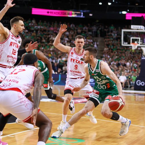 LKL finalo rungtynės: Kauno „Žalgiris“ – Vilniaus „Rytas“  © E. Ovčarenko / BNS nuotr.