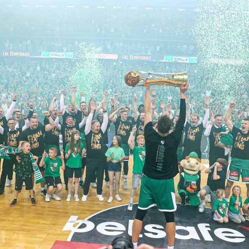 LKL finalo rungtynės: Kauno „Žalgiris“ – Vilniaus „Rytas“  © E. Ovčarenko / BNS nuotr.