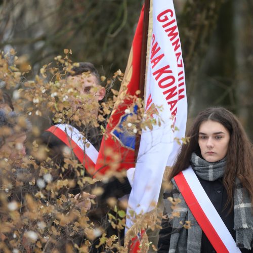 Iškilmingas S. Konarskio paminklo atidengimas  © G. Skaraitienės / BNS nuotr.