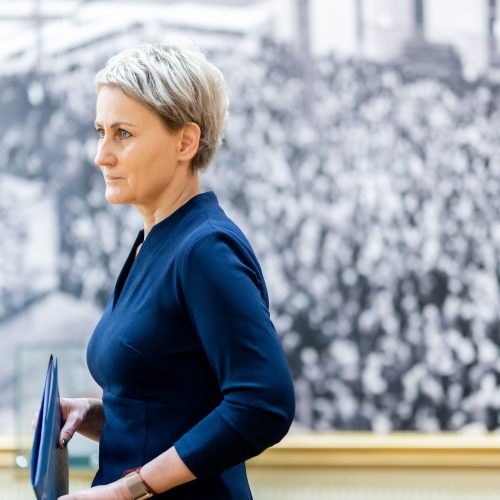 Darbo partijos frakcija susitiko su generaline prokurore  © L. Balandžio / BNS nuotr.