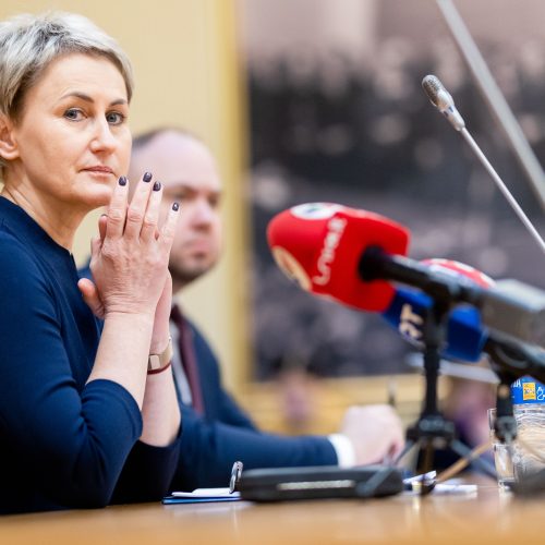 Darbo partijos frakcija susitiko su generaline prokurore  © L. Balandžio / BNS nuotr.