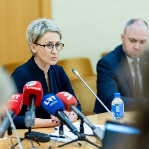 Darbo partijos frakcija susitiko su generaline prokurore  © L. Balandžio / BNS nuotr.