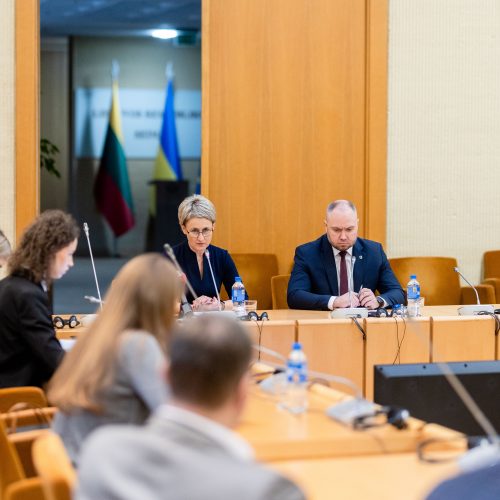 Darbo partijos frakcija susitiko su generaline prokurore  © L. Balandžio / BNS nuotr.