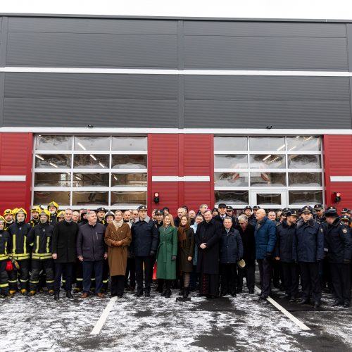 Rekonstruotas Vilniaus priešgaisrinės gelbėjimo valdybos pastatas  © Ž. Gedvilos / BNS nuotr.