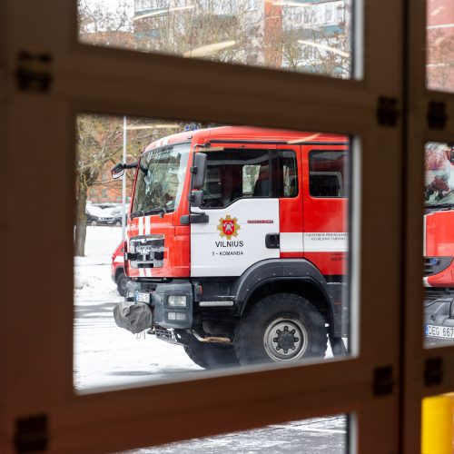 Rekonstruotas Vilniaus priešgaisrinės gelbėjimo valdybos pastatas  © Ž. Gedvilos / BNS nuotr.
